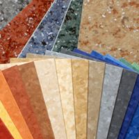 Vinyl composite tile flooring